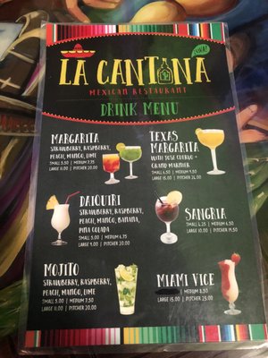 Menu photo 1 La Cantina Escanaba Escanaba, MI
