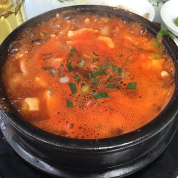 Manna - Seafood tofu soup - Korean Near Me - San Francisco, California Manna - Seafood tofu soup - Korean Near Me - San Francisco, California