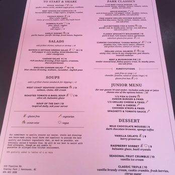 Stanley's Bar & Grill - Menu - Bars Near Me - Vancouver, British Columbia Stanley's Bar & Grill - Menu - Bars Near Me - Vancouver, British Columbia