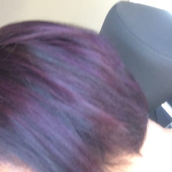 Unity Salon - Vickie did a beautiful job dying my hair with purple streaks!  I love my hair - Hair Salons Near Me - Bakersfield, California