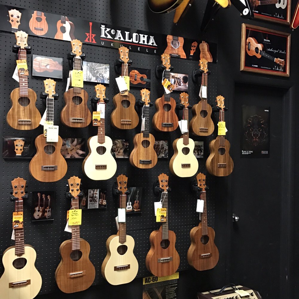 Dan's Guitars - A large assortment of KoAloha Ukulele for sale in stock. - Musical Instruments & Teachers Near Me - Honolulu, Hawaii Dan's Guitars - A large assortment of KoAloha Ukulele for sale in stock. - Musical Instruments & Teachers Near Me - Honolulu, Hawaii