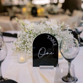 Mason James Designs - Acrylic table numbers - Signmaking Near Me Mason James Designs - Acrylic table numbers - Signmaking Near Me