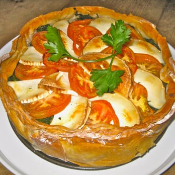 Haley & Clifford - Homemade spinach, goat's cheese & tomato pie - Delis Near Me - Leeds, XWY Haley & Clifford - Homemade spinach, goat's cheese & tomato pie - Delis Near Me - Leeds, XWY