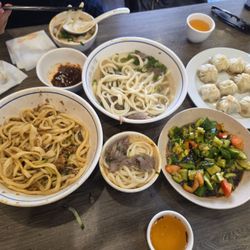 Xi Bay Handmade Noodle Restaurant - Beef noodle soup, pan fried buns, cucumber salad...
