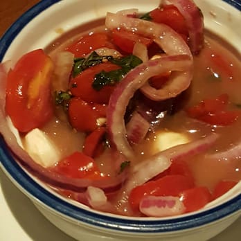 Red Lobster - The drowning caprese salad :( I was so looking forward to fresh tomatoes and cheese. Lots let's dressing please - Seafood Near Me - Aurora, Colorado