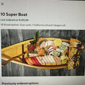 Fusion Japan - I ordered this Super Boat! - Japanese Near Me - Woodland Park, Colorado Fusion Japan - I ordered this Super Boat! - Japanese Near Me - Woodland Park, Colorado