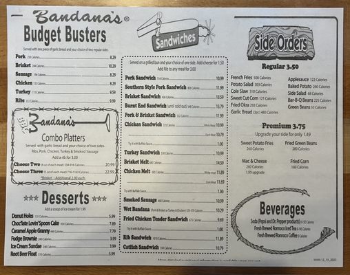 Menu photo 6 Bandana's Bar-B Q - St. Ann Saint Ann, MO Menu photo 6 Bandana's Bar-B Q - St. Ann Saint Ann, MO