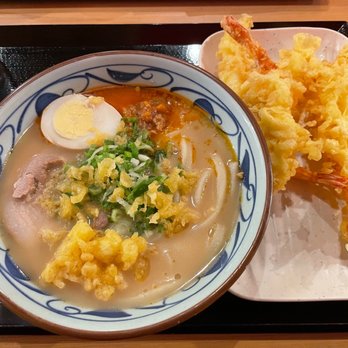 Marugame Udon - Tonkotsu Udon & Shrimp Tempura - Japanese Near Me - Costa Mesa, California