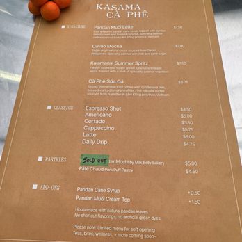Kasama Cà Phê - Menu - Coffee & Tea Near Me - San Jose, California Kasama Cà Phê - Menu - Coffee & Tea Near Me - San Jose, California