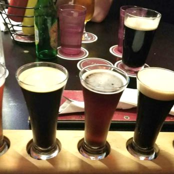 The Bad Apple - Beer flight $18 - Burgers Near Me - Chicago, Illinois The Bad Apple - Beer flight $18 - Burgers Near Me - Chicago, Illinois