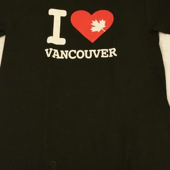 Grand Maple Gifts - I heart Vancouver t-shirt ($17.99) - Gift Shops Near Me - Vancouver, British Columbia Grand Maple Gifts - I heart Vancouver t-shirt ($17.99) - Gift Shops Near Me - Vancouver, British Columbia