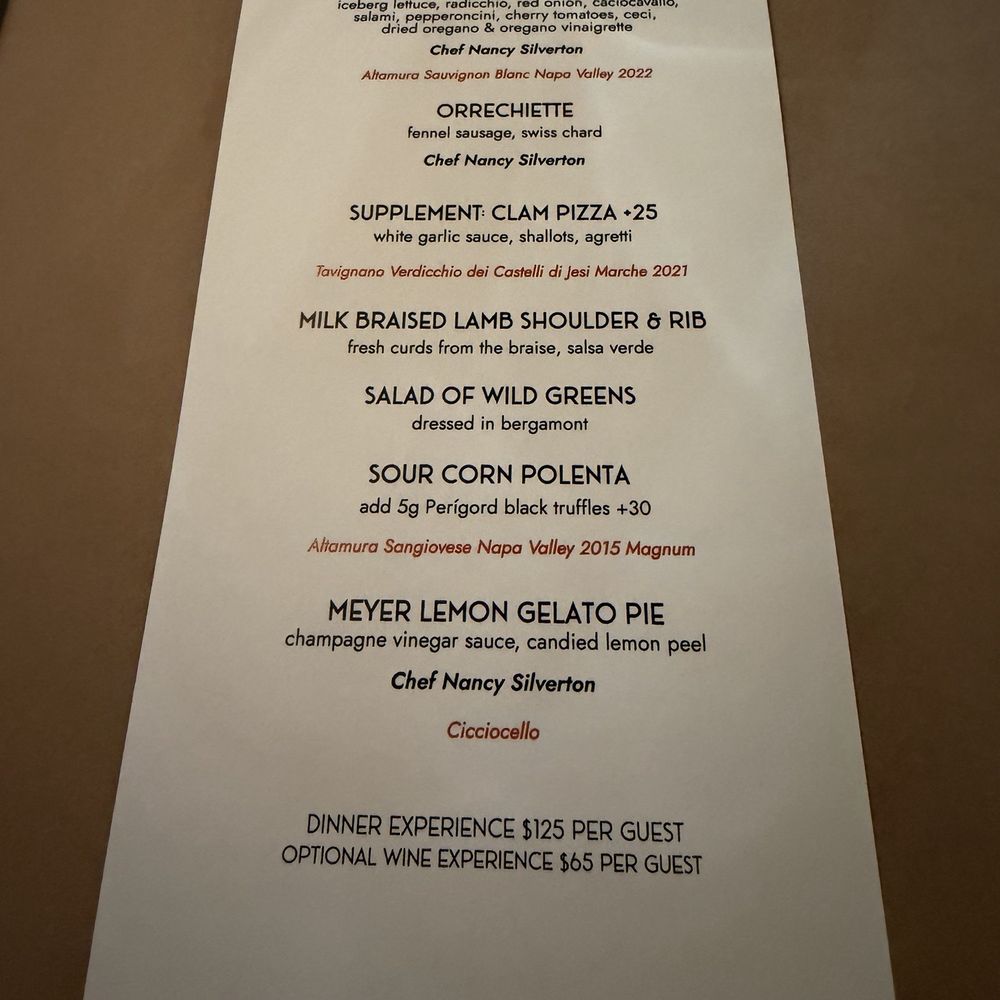 Ciccio - Pizza Near Me - Yountville, California