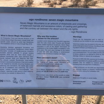 Seven Magic Mountains - Some more info about the exhibit. - Public Art Near Me - Las Vegas, Nevada Seven Magic Mountains - Some more info about the exhibit. - Public Art Near Me - Las Vegas, Nevada