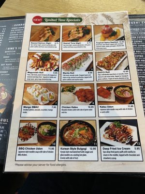 Menu photo 5 Sushi King George Surrey, BC Menu photo 5 Sushi King George Surrey, BC