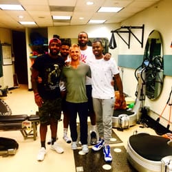 Steve Jordan - Westwood Private Fitness - NBA champion Cavaliers, All star, mvp and Olympic athlete Kyrie Irving and his basketball friends working out with me at my studio.