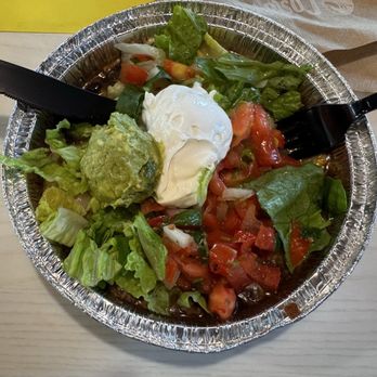 Costa Vida - My plate, a shrimp bowl - Fast Food Near Me - Reno, Nevada