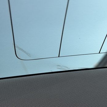 Pristine Auto Care - Poor film application. Owner told me i cant be "picky" coz tesla model 3 has the biggest back glass and hardest shape to put tint on... - Auto Detailing Near Me - Santa Clarita, California Pristine Auto Care - Poor film application. Owner told me i cant be "picky" coz tesla model 3 has the biggest back glass and hardest shape to put tint on... - Auto Detailing Near Me - Santa Clarita, California