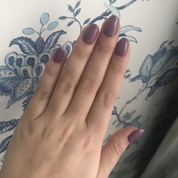 Nice light purple gel polish.