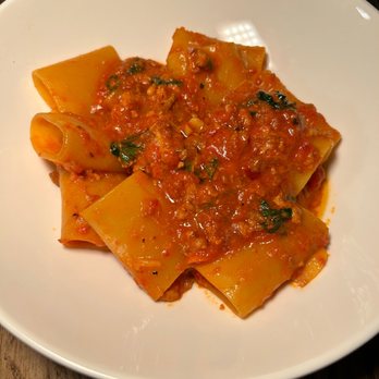Luogo - Paccheri bolognese - Italian Near Me - Nashville, Tennessee Luogo - Paccheri bolognese - Italian Near Me - Nashville, Tennessee