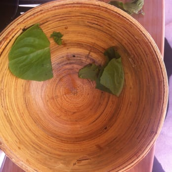Joya Spa - Peeling bowl my salad was served in. - Day Spas Near Me - Scottsdale, Arizona