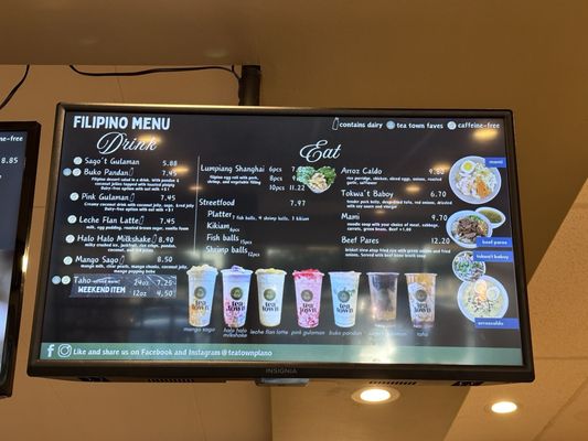 Menu photo 1 Tea Town Plano, TX