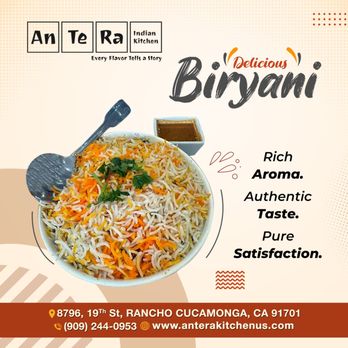 AnTeRa Indian Kitchen - Indian Near Me - Rancho Cucamonga, California