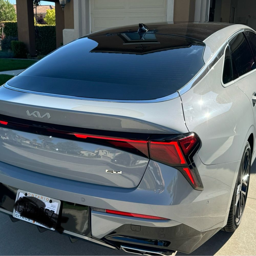 5% ceramic tint on rear window. 5% ceramic tint on rear window.