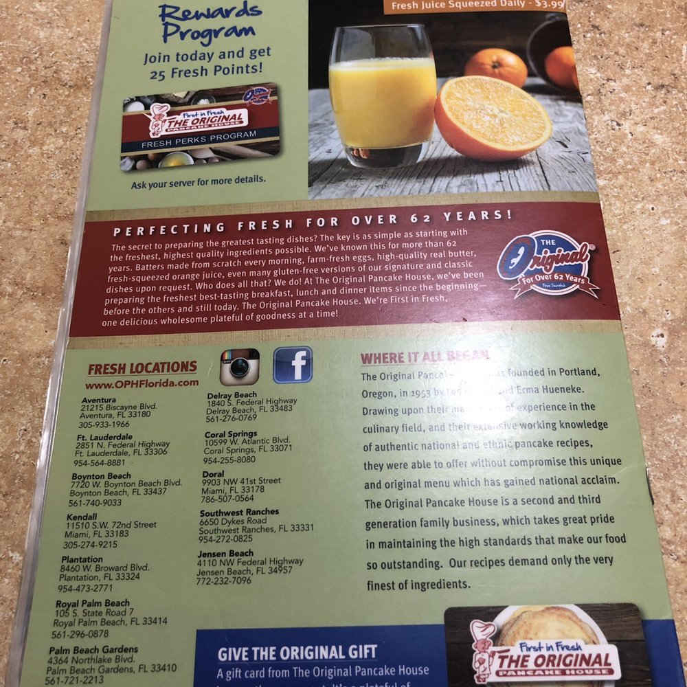 The Original Pancake House - Breakfast & Brunch Near Me - Plantation, Florida The Original Pancake House - Breakfast & Brunch Near Me - Plantation, Florida