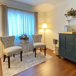 Mary Dellene - Our boutique day spa offers a quiet area to relax with a cup of tea between treatments