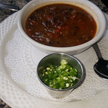 Margaux's Restaurant - Soup black beans chorizo - New American Near Me - Raleigh, North Carolina Margaux's Restaurant - Soup black beans chorizo - New American Near Me - Raleigh, North Carolina