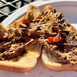 Eclectic Chef - The Grilled Brisket & Cheese!