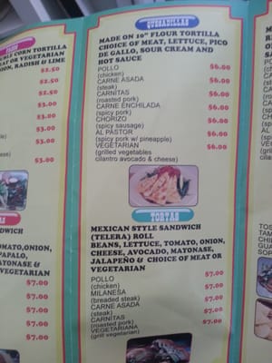 Menu photo 5 Sidewalk Tacos New York, NY Menu photo 5 Sidewalk Tacos New York, NY