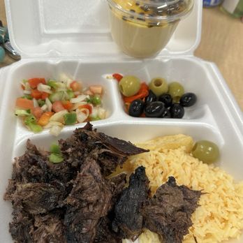 Pampas Churrascaria - Short Ribs and yellow rice. - Brazilian Near Me - Worcester, Massachusetts Pampas Churrascaria - Short Ribs and yellow rice. - Brazilian Near Me - Worcester, Massachusetts