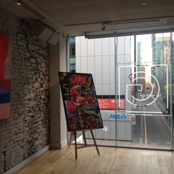 The Gallery Rooftop Bar & Functions - Gallery display space looking over Waymouth St - Beer Bar Near Me - Adelaide, SA