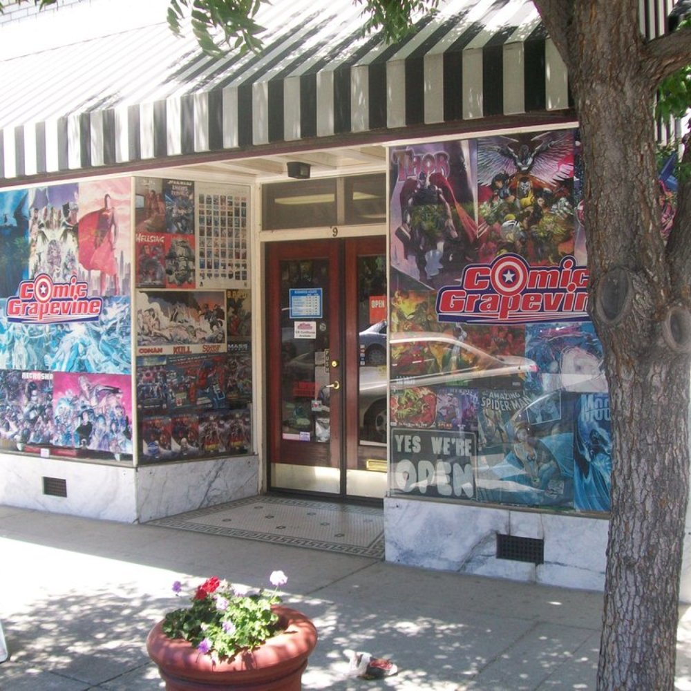 Front of Comic Grapevine. Front of Comic Grapevine.