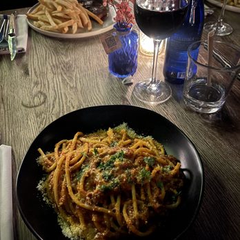 NOMO Kitchen - Bucatini Bolegnese - New American Near Me - New York, New York