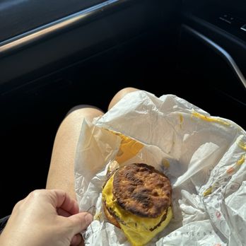Burger King - Delicious sausage egg and cheese biscuit - Burgers Near Me - Okawville, Illinois