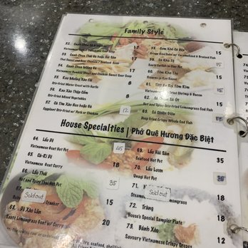 Pho Que Huong - Menu - Vietnamese Near Me - Honolulu, Hawaii