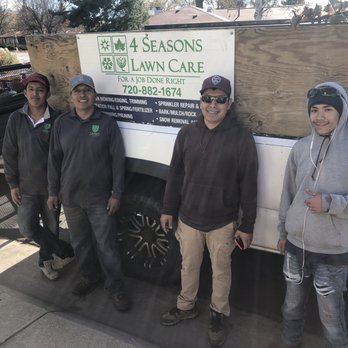4 Seasons Landscape & Design - Alex and his crew today! Hardworking, detailed guys. - Landscaping Near Me - Englewood, Colorado