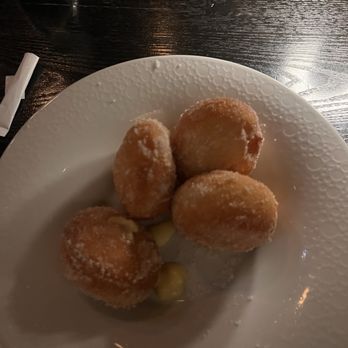 RPM Steak - Donut filled with Boston cream - Steakhouses Near Me - Chicago, Illinois RPM Steak - Donut filled with Boston cream - Steakhouses Near Me - Chicago, Illinois