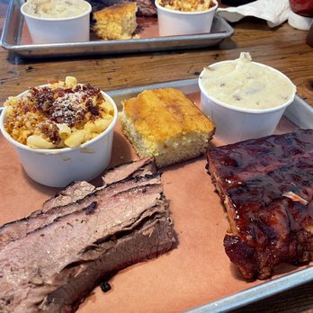 Badlands BBQ - 2 meat combo with sides - Barbeque Near Me - Norco, California