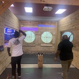 Getting ready to throw axes!