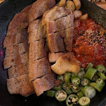 Misoolkwan OC - Pork belly and kimchi - Korean Near Me - Buena Park, California