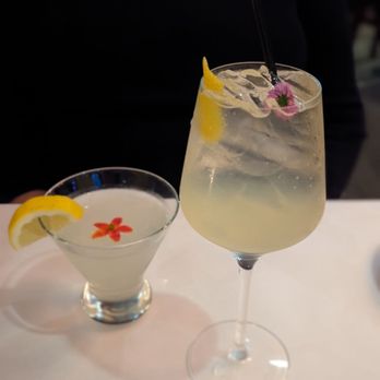 Chez Joel Bistro - Limoncello martini & sparkling wine cocktail - French Near Me - Chicago, Illinois