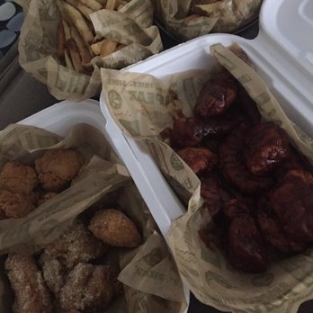 Wingstop - BBQ, lemon pepper and garlic boneless chicken!!!! - Chicken Wings Near Me - Seattle, Washington Wingstop - BBQ, lemon pepper and garlic boneless chicken!!!! - Chicken Wings Near Me - Seattle, Washington