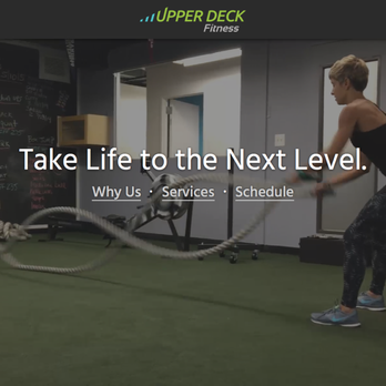 Happen St - Upper Deck Fitness -  Home Page (Video) - Web Design Near Me