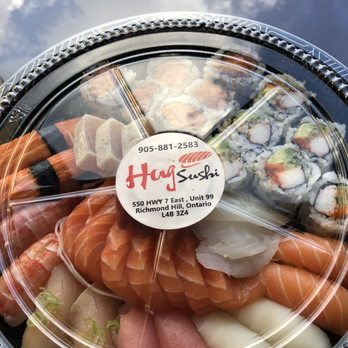 Hug Sushi - 40 piece sushi sashimi platter - Sushi Bars Near Me - Richmond Hill, Ontario Hug Sushi - 40 piece sushi sashimi platter - Sushi Bars Near Me - Richmond Hill, Ontario