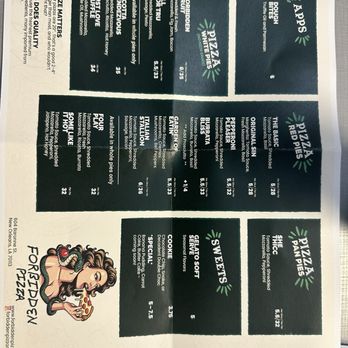 Forbidden Pizza - Menu - Pizza Near Me - New Orleans, Louisiana