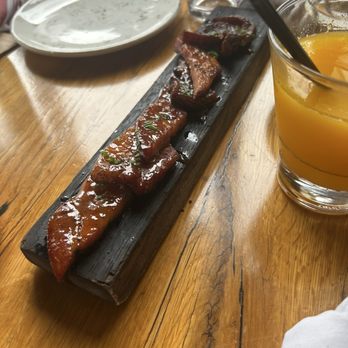 Whiskey Cake - Candied Bacon - New American Near Me - San Antonio, Texas Whiskey Cake - Candied Bacon - New American Near Me - San Antonio, Texas