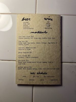 Menu photo 8 Meander Art Bar Baltimore, MD Menu photo 8 Meander Art Bar Baltimore, MD